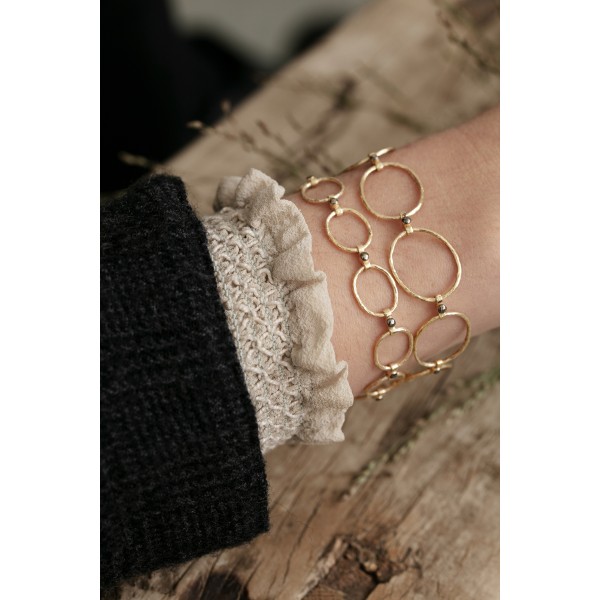 5 Octobre sidabro apyrankė 